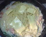 アスパラと茄子のクリームパスタ作り方8写真