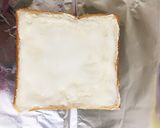 チーズケーキ風雪見だいふくトースト作り方2写真