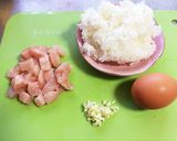 鶏チャーハン作り方1写真
