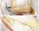 チーズケーキ風雪見だいふくトースト作り方5写真