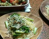 野沢菜とじゃこのペペロンチーノ✨作り方6写真
