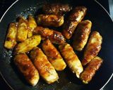 少量の豚こま肉で★ポテト肉巻きの照り焼き作り方5写真