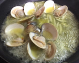 ハマグリとグリーン野菜の和風パエリア作り方6写真