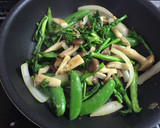 ハマグリとグリーン野菜の和風パエリア作り方12写真