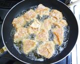 油はフライパン5mm！鶏むね肉の竜田揚げ作り方8写真