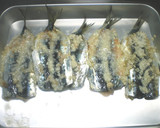 イワシと鶏むね肉のごまプレス焼き作り方2写真
