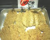 イワシと鶏むね肉のごまプレス焼き作り方7写真