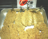 イワシと鶏むね肉のごまプレス焼き作り方7写真