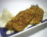 イワシと鶏むね肉のごまプレス焼き作り方12写真