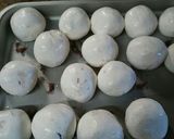クリームチーズ入りごま団子❗作り方3写真