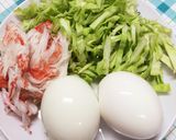 春キャベツのゆで卵サラダ作り方1写真