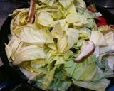 残った餃子の餡でキャベツのうま煮作り方2写真