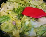 残った餃子の餡でキャベツのうま煮作り方3写真
