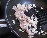 鶏ひき肉となすの甘みそ炒め作り方2写真