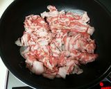 鉄板!豚ばらのオイスターうま煮作り方5写真