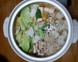 絶品ふんわり鶏つくね鍋!作り方2写真