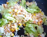 【春レタスのチャーハン】簡単に昼ご飯♪作り方7写真