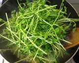 羊肉豆苗炒め作り方3写真