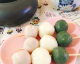 ほうじ茶と豆乳ヨーグルトの三色団子作り方12写真
