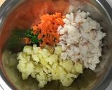白身魚とじゃがいものおやき☆離乳食作り方2写真