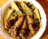 手羽元とたけのこのグリーンカレー。作り方9写真