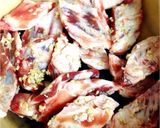 塩麹豚軟骨とたけのこの煮物作り方1写真