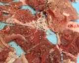 豚肉のゴマ揚げ焼き(利休揚げ)作り方1写真