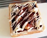 たこ焼きトースト♡満腹おかずパン作り方4写真