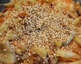 鶏もも肉とごぼうの南蛮酢炒め作り方9写真