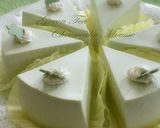 バナナのレアチーズケーキ ムース作り方22写真