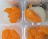妊娠産後離乳食に♪製氷皿で★一口寒天作り方1写真
