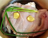 蒸し鶏とアボカドの胡桃サラダ。作り方2写真
