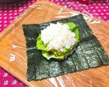 春の行楽♪サラダ菜おにぎらず作り方11写真