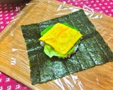 春の行楽♪サラダ菜おにぎらず作り方6写真