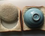食パンでバーガー風。あるもので作ってみた作り方1写真