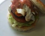 食パンでバーガー風。あるもので作ってみた作り方6写真