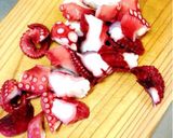 タコの唐揚げとパクチーのレモンサラダ作り方1写真