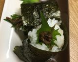 いかなごの釘煮のおにぎり作り方2写真