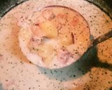 チンゲン菜とさつまいものスープ作り方4写真