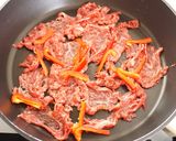 スタミナ焼き肉オープンサンド作り方5写真