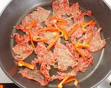 スタミナ焼き肉オープンサンド作り方6写真