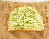 スタミナ焼き肉オープンサンド作り方4写真