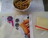 子供も喜ぶスパゲッティ春巻きカレー味作り方3写真