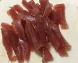 居酒屋風♪まぐろのユッケ♪作り方1写真
