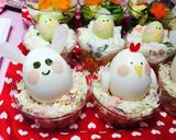 カップdeサラダ♡イースター作り方6写真