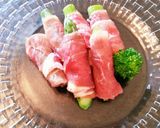 アスパラ～生ハム巻き作り方1写真