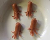 手がくるん！のタコさんウインナー。作り方4写真