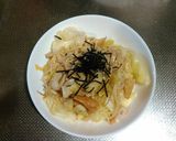 キャベツ・えのきとちくわのバターポン酢作り方4写真