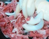 肉豆腐すき焼き風♪作り方1写真