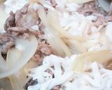 肉豆腐すき焼き風♪作り方2写真
